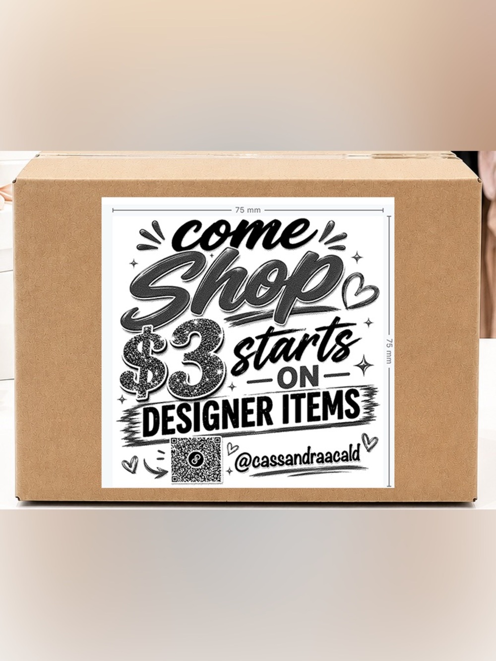 @cassandraacald Custom Stickers-100ct.